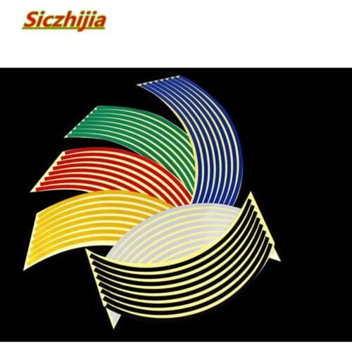 Car and motorcycle style rim stripe reflective sticker for Mercedes-Benz A B C E S G M ML GLK CL CLK CLS E GL R SL SLK