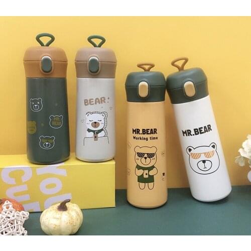 New 350/500ML Stainless Steel Insulated Bottle Thermos Coffee Tea Water Travel Mug Thermal Cup Drink Bottles Tumbler Termo Cafe