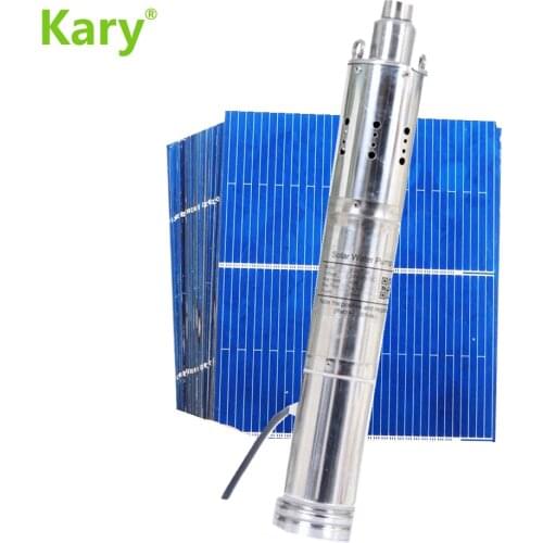 Kary 1.28 inch outlet 24V water pump dc brushless max lift 30m 3000L/H solar motor borehole pumping machine