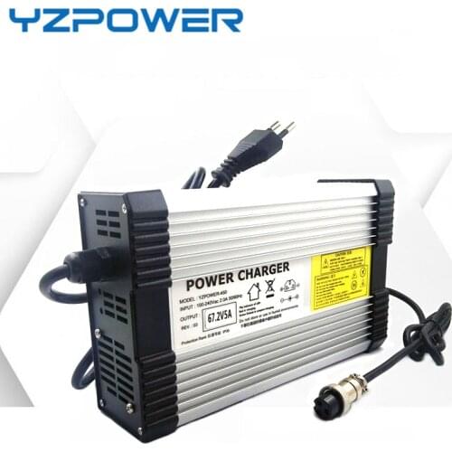 YZPOWER 73V 6A 420W 20S Lifepo4 lithium charger for 64V(60V) lifepo4 battery with EU US