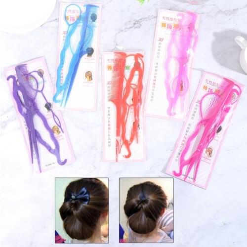 Women Girls Ponytail Loop Tail Clip Hair Braid Accessories Fashion Salon Hair Styling Tool
