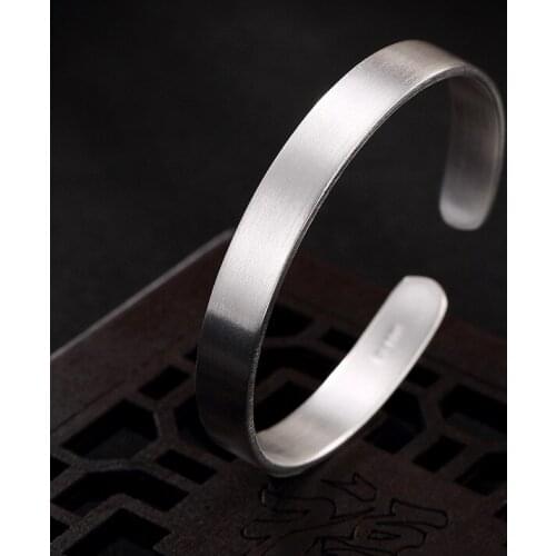 Ms han edition contracted bracelet gas quality silver bracelet lettering bracelet accessories a birthday present