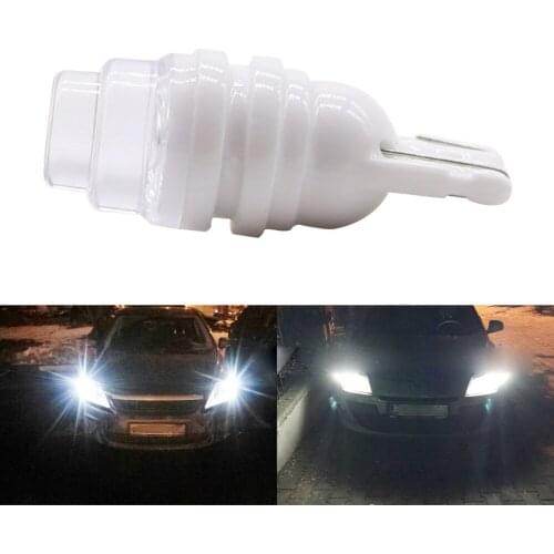 New Ceramic T10 W5W LED Bulb 194 168 Led Canbus 4SMD 3030 Car Interior Lights Wedge Side marker Clearance Auto Lamp 12V White