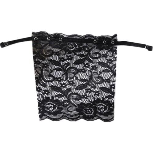 40GC Women Floral Lace Camisole Cleavage Cover Clip-on Mock Snappy Bra Overlay Panel