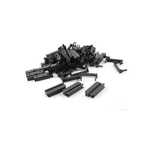 50 Pcs IDC Cable Connector FC-20P 20Pin Female Header 2.54mm Pitch