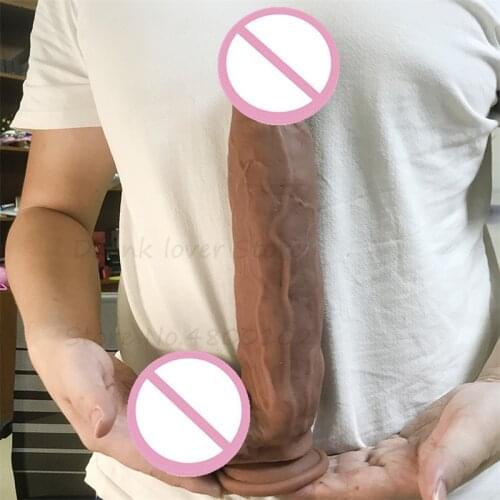 Silicone Huge Long Anal Plug Large Butt Plug Dildo Vaginal Anus Expansion With Suction Cup Erotic Anal SM Sex Toys For Men Woman