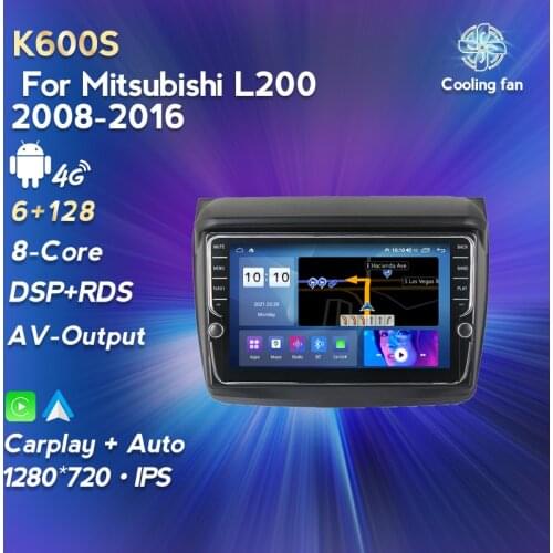 MEKEDE For Mitsubishi L200 2008-2016 Car Radio Multimedia Video Player Navigation Android 11 NO DVD 2DIN Carplay AUTO WIFI