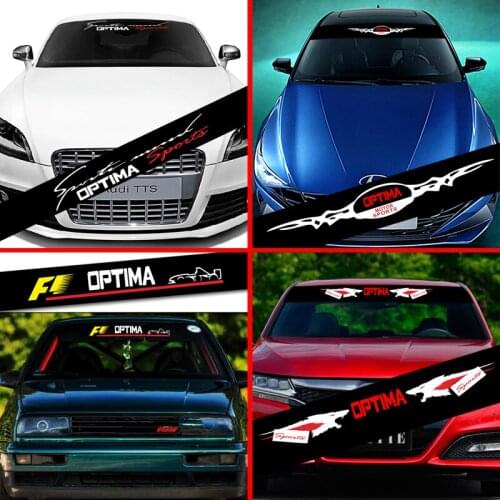 Car Sticker For Kia Optima Decoration Decals Car Front Windshield Prevent Sunlight Reflection Styling Accessories