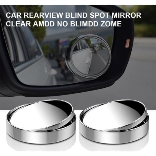 2pcs 360 Degree HD Blind Spot Mirror Car Side Blindspot Ultrathin Wide Angle Round car goods Rear View Mirror Car Accessories