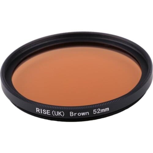 Camera Filter 52mm Full Brown Color Lens Filter for Nikon D3100 D3200 D5100 SLR Camera lens