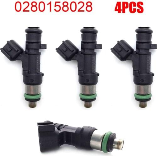 New 4PCS Fuel Injector Nozzles 0280158028 04591986AA For Dodge Avanger Journey Nitro For Chrysler Cirrus High Quality