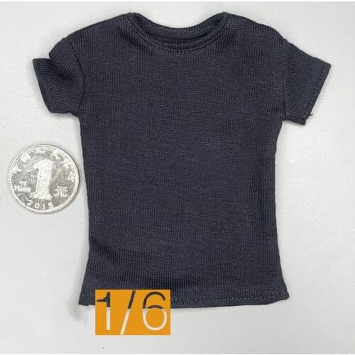 Hot Sales 1/6th Short Sleeves T Shirt For Mostly 12inch Doll Action Collectable