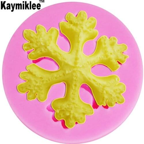 M110 Snowflake Candle Moulds Soap Mold Kitchen-Baking Resin Silicone Form Home Decoration 3D DIY Clay Craft Wax-Making