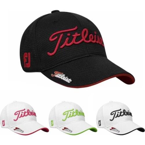 Mens and Womens Golf Cap Sports Breathable Sweat-absorbent Baseball Cap Classic