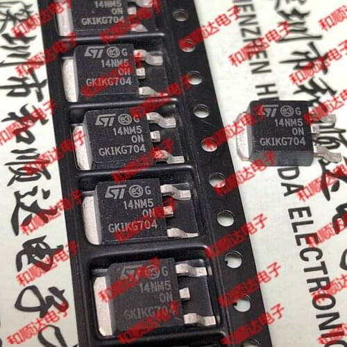 Original New / 5pcs / 14NM50N STD14NM50N TO-252 500V 12A