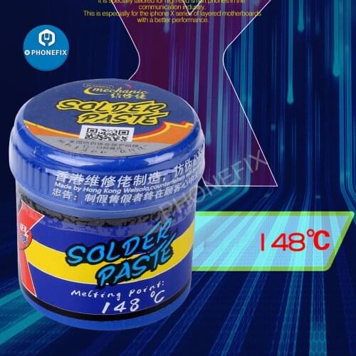 MECHANIC XP Lead Free Solder Paste Flux Low Temperature 148 Degrees Motherboard Welding Fluxes Special For IPHONE X/XS/XR/Xs MAX