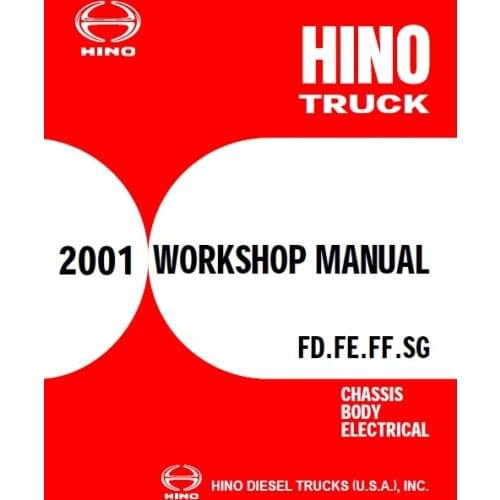 HINO Truck Full Set Service Manuals 2001 - 2018