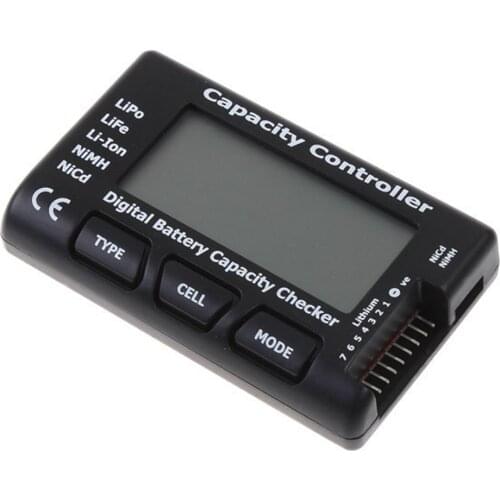 RC CellMeter-7 Digital Battery Capacity Checker LiPo LiFe Li-ion Nicd NiMH Battery Voltage Tester Checking CellMeter7