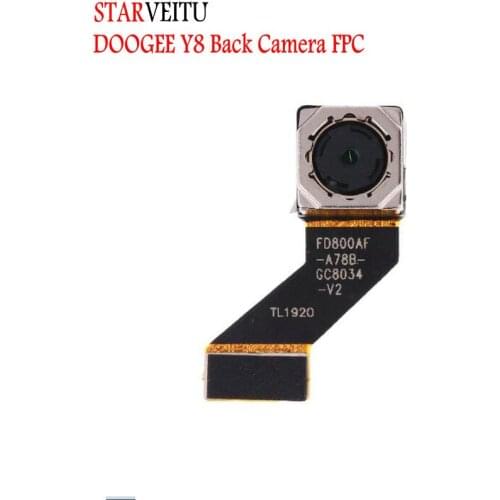 STARVEITU Rear Camera For Doogee Y8 Back Camera Flex Cable Dock Front Camera For Doogee Y8 6.1inch Mobile Phone