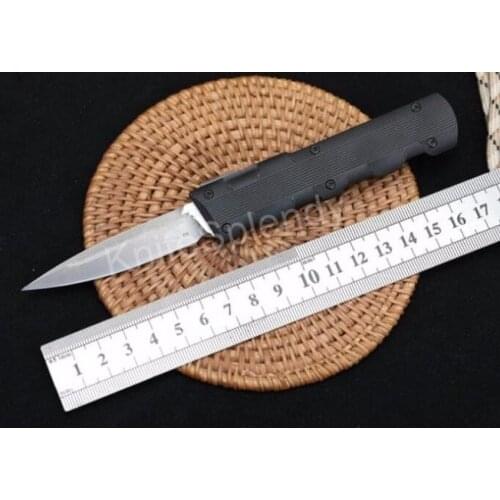 Rush Sharp Double Action D2 Blade Tactical Knife Hunting Pocket Folding Fixed Blade Fishing Knifes Survival Tool Knives