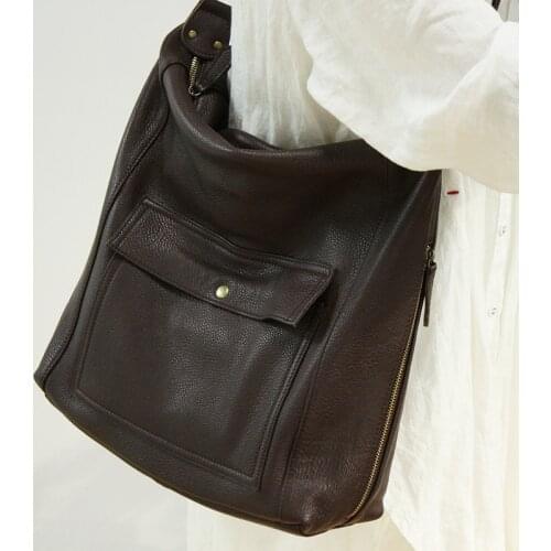 2021 Large Capacity Handbags Women Crossbody Bags Soft Genuine Leather Shoulder Bags Casual High Quailty Practical Messenger Bag