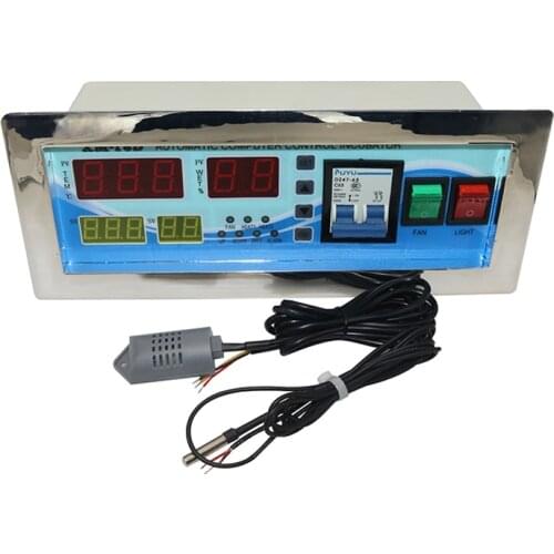XM-18D Automatic Computer Control Incubator 220V AC Small incubator controller Temperature and humidity sensor Chicken hatching