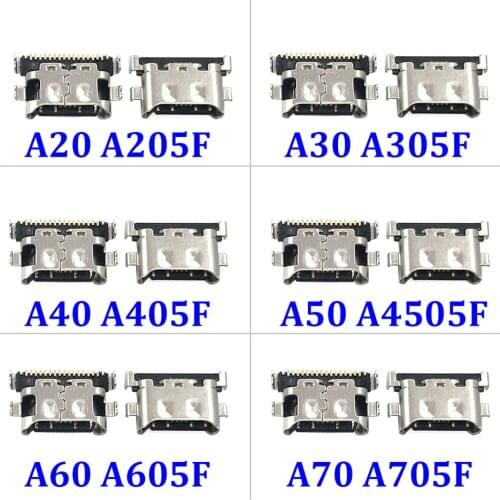 2Pcs USB Charging Charger Port Plug Dock Connector For Samsung Galaxy A10 A20 A30 A40 A50 A60 A70 A10S A20S A21S A30S A50S A70S