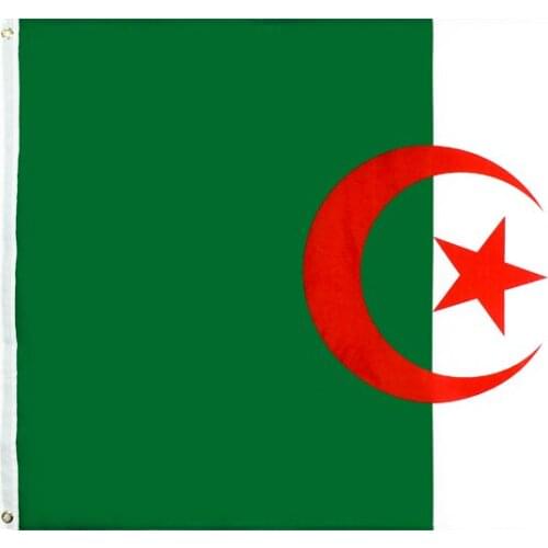 60x90cm/90x150cm Algeria DZA Flag 2x3ft/3x5ft DZ National Banner