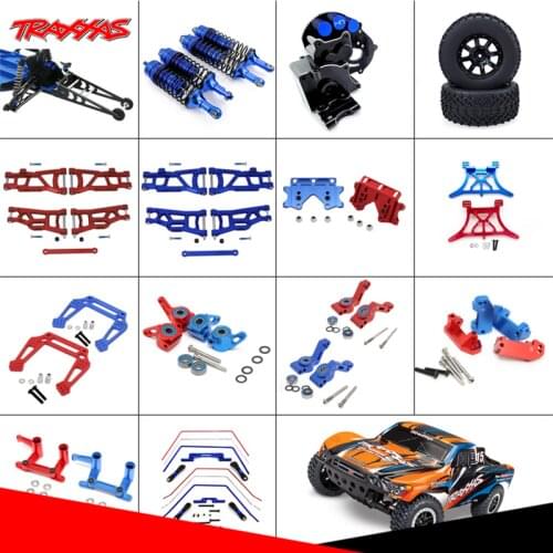 Metal Upgrade parts Accessories Wheel Swing Arm A Front Rear Shock Absorber for 1/10 RC Car TRAXXAS SLASH 2WD Rustler Stampede