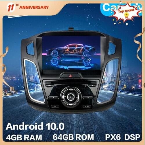 Android 10 4G+64GB Car Multimedia Player For Ford Focus 2012 - 2019 Radio GPS Navigation Car Stereo IPS Touch Screen DSP Carplay
