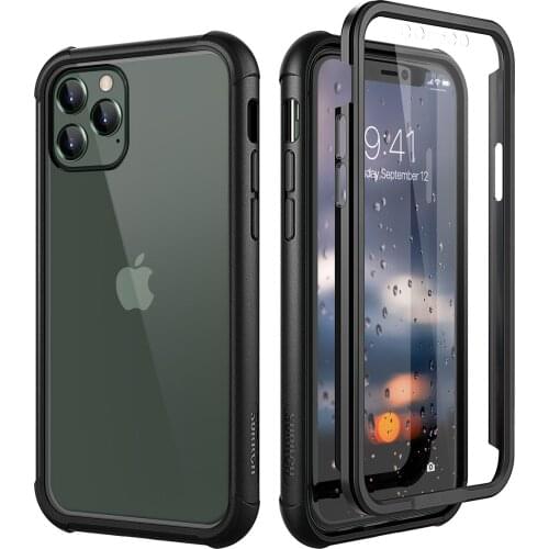 SURITCH 360 Full Body Screen Luxury Hard Protector Transparent Case For iPhone11 pro Max For XS MAX case Shockproof Phone Cover