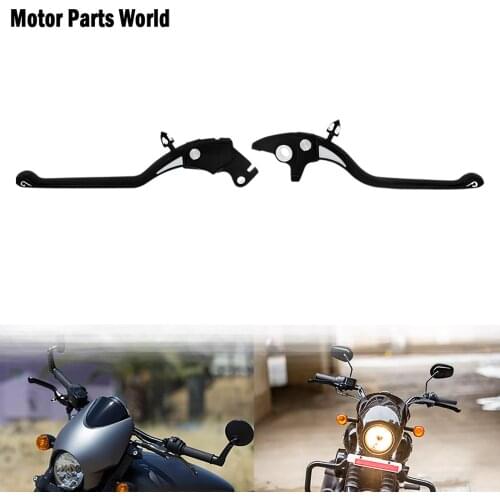 Motorcycle Black CNC Brake Clutch Levers Handle Lever Aluminum For Harley Street 500 750 2016-2019 2020