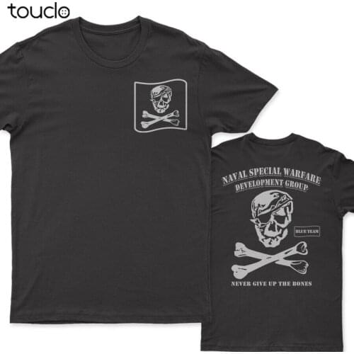 US Navy SEAL Team Six 6 NSWDG DEVGRU BLUE SQUADRON T shirt double sided