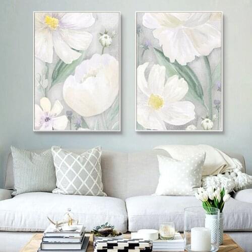 EECAMAIL 5D DIY Full Diamond Painting Peony Flower Sofa Background Wall Decorative Painting Nordic Diamond Embroidery