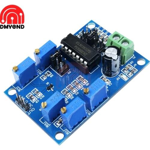 Signal Generator Medium ICL8038 Low Frequency 10Hz-450KHz Triangular/Rectangular/Sine Wave Generator Module 12V to 15V