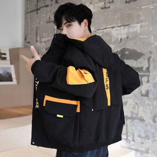 3 Piece Sets Hooded Jacket White T-shirt Elastic Waist Pants Mens Sets Spring Autumn Casual Tracksuit Mens Clothes