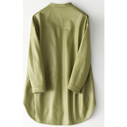 Spring Autumn Genuine Leather Jacket Women Winter 100% Sheepskin Coat Female Casual Real Leather Windbreaker Jackets Zy07