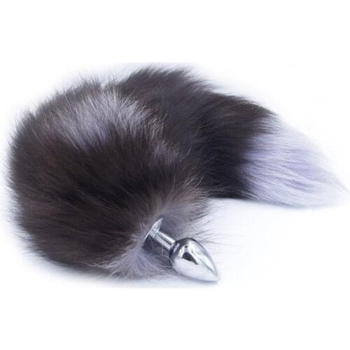 Fox Tail Anal Toys Plush Metal Plug Sex Toys For Women Man Couple Gay BDSM Toy Cosplay Accessories
