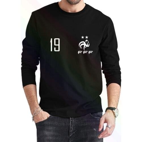 FRANKREICH France French Footballer Soccers 2 T-Shirt 2021 Newest Summer Mens Long Sleeve Popular Tees Shirt Tops Novel Unisex