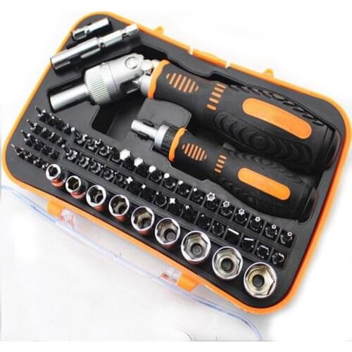 Multifunction CR-V Screwdriver Sleeve Tools Kit Support Demolition Mobile Phone Computer for Home Mechanical With Storage Box