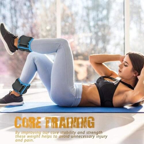 0.6kg/pair Adjustable Wrist Ankle Weights Iron Sand For for with Bag Exercise Fitness Padding Straps Running Neoprene Weigh E0I1