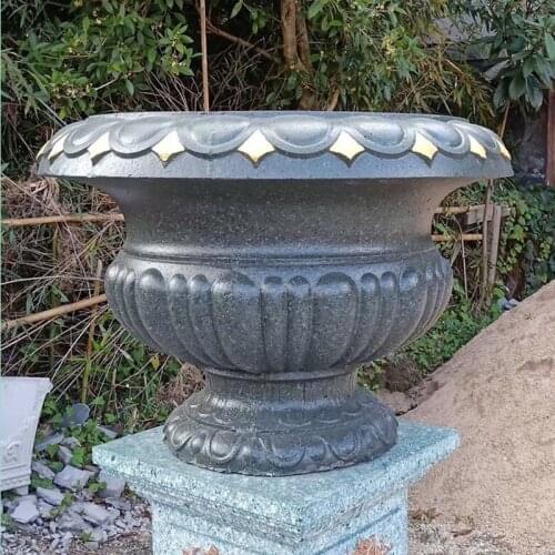 90cm/35.43in Very Big Stong Quality Plastic GRC Durable Home Gardening Bottom Casting Bonsai DIY Round Concrete Flower Pot Mold