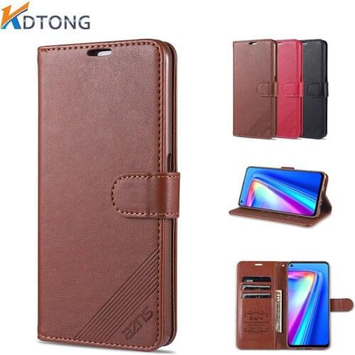 Solid Color Wallet Card Slot Case For OPPO A95 A94 A93 A92 A91 A74 A73 A72 A55 A54 A53 A52 A33 A32 A31 A16 A11 A9 A8 A5 5G Cases