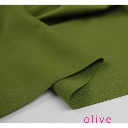 Olive Stretch Spandex Fabric Knitted Fabric Jersey Fabric Skirt Elastic Fabric Bikini Swimwear 60" wide Sold BTY