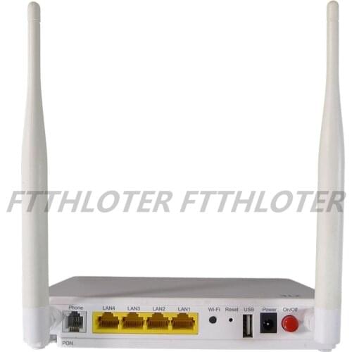 Original ZTE F609 V2 GPON ONU 5DBI Wireless ONT Router 1GE+3FE+1tel+5DBI Antennas WIFI