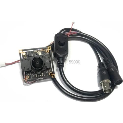 Starlight Low illumination HD 1080P AHD 1/2.9" Sony IMX323+NVP2441 CCTV board camera module PCB + 3.7mm lens ircut cable