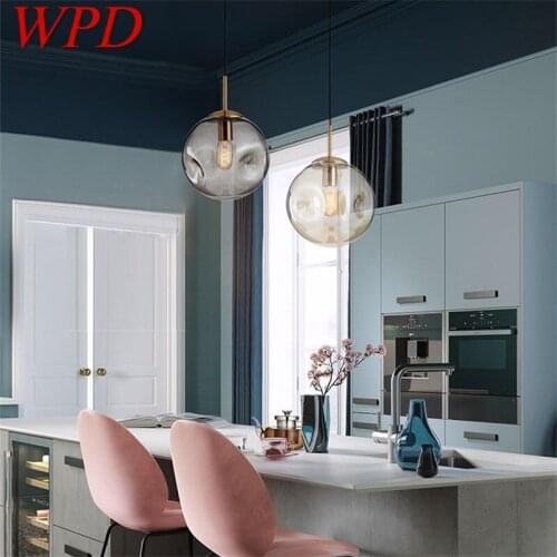 WPD Nordic Simple Pendant Light Modern Round LED Lamps Fixtures for Home Bar Decoration