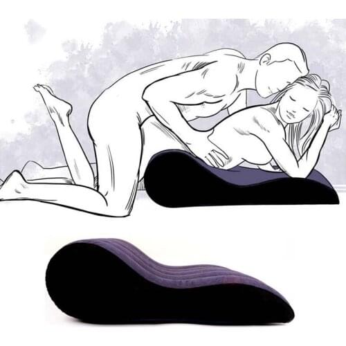 Sex Furniture 2019 New Inflatable Sex Aid Pillow Couples Portable Luxury Pillow Sexual Position Cushions Sofa Pad Woman Bedding