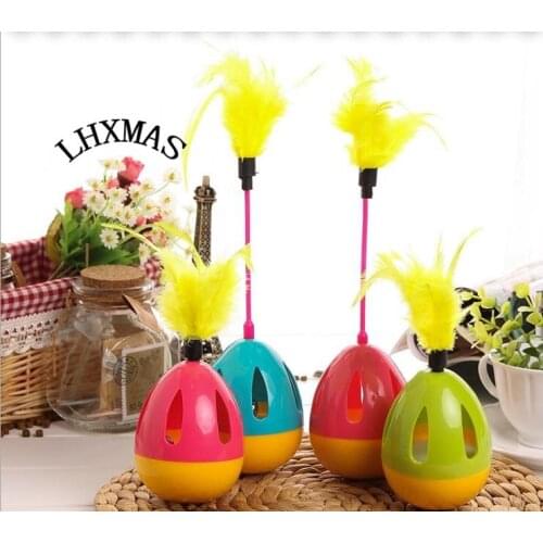 High Quality Pet Cat Training Funny Interactive Play Toy Tumbler Ball Products Cat Scratch Pet Products D660