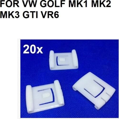X20 PCS FOR VW GOLF MK1 MK2 MK3 GTI VR6 TRUE CLIP OEM GUIDING SEAT
